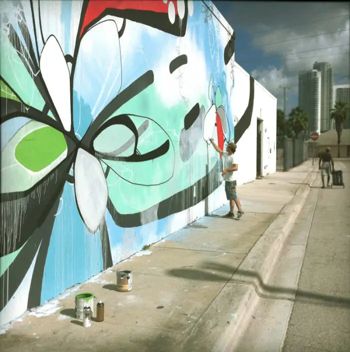 hense Mural at Art Basel Miami, Florida, 2010