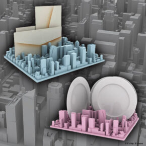 The Inception Dishrack / Organizer Puts Manhattan On Your Table.