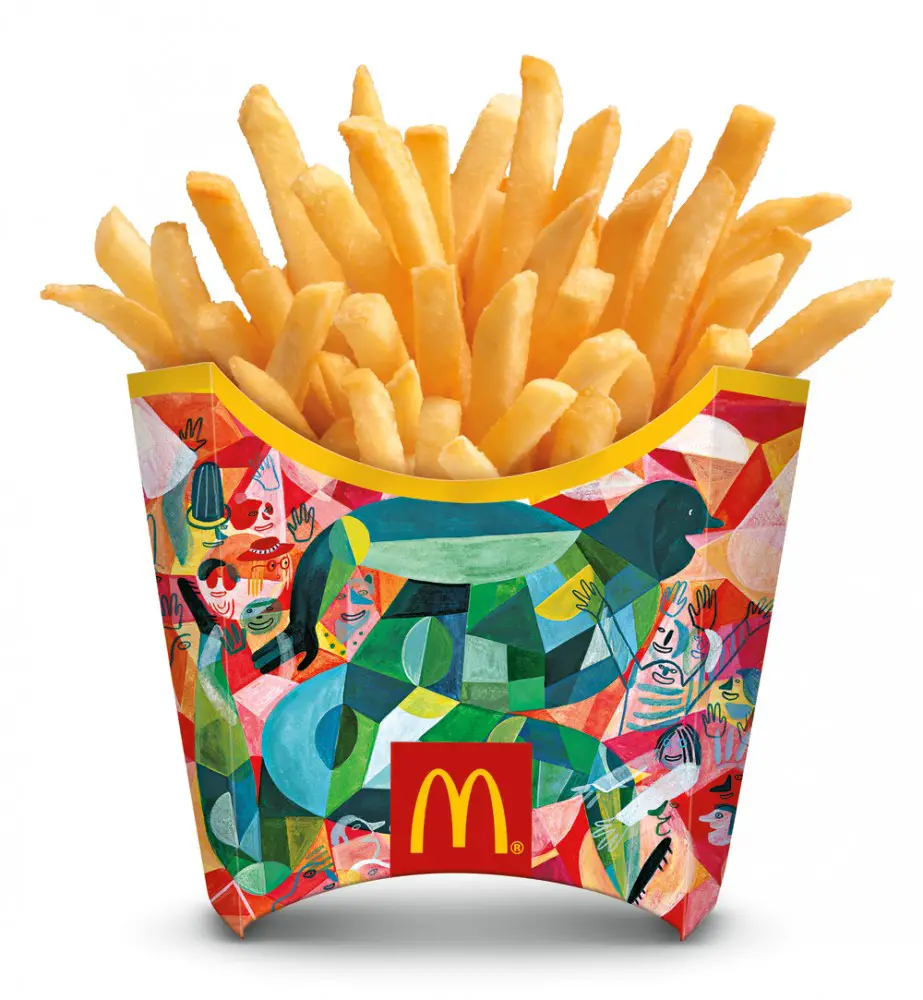 mcdonalds world cup french fry packaging