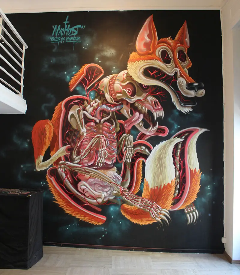 Opening Piece at Galo Art Gallery in Turin by Nychos IIHIH