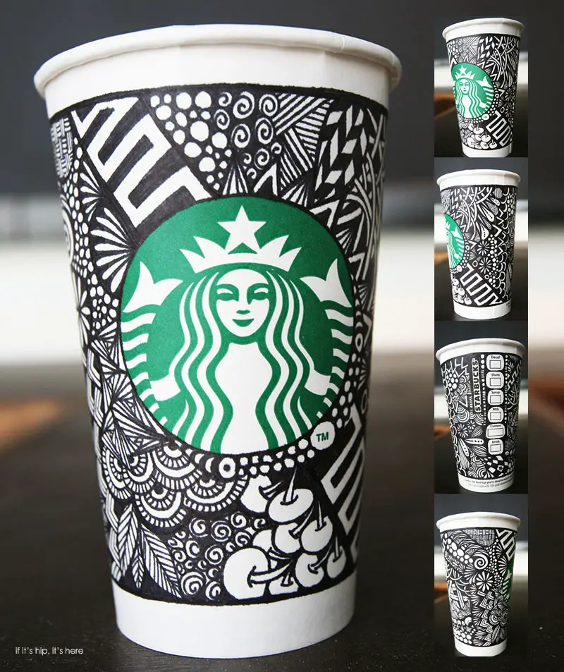 Starbucks White Cup Winning Design hero IIHIH