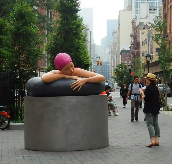 catole feuerman sculpture in soho