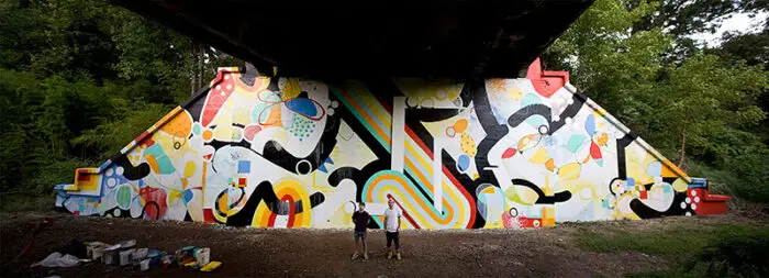 underpass mural