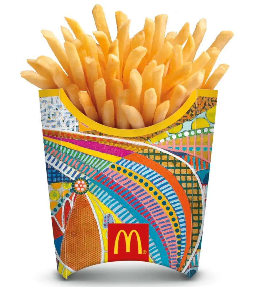 mcdonalds fry packaging for world cup