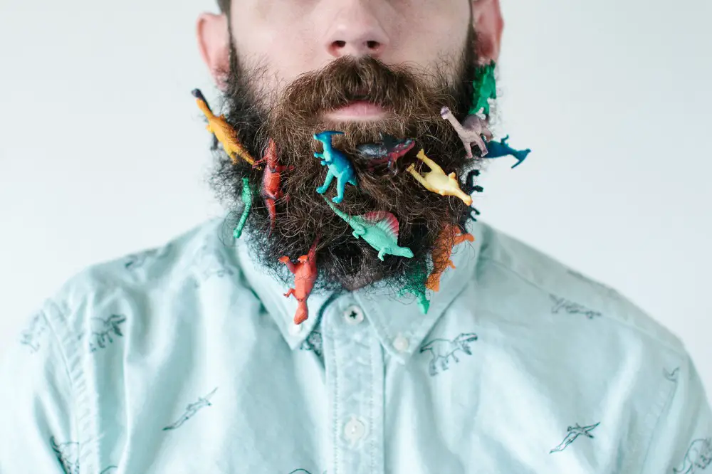 sticking things in beards