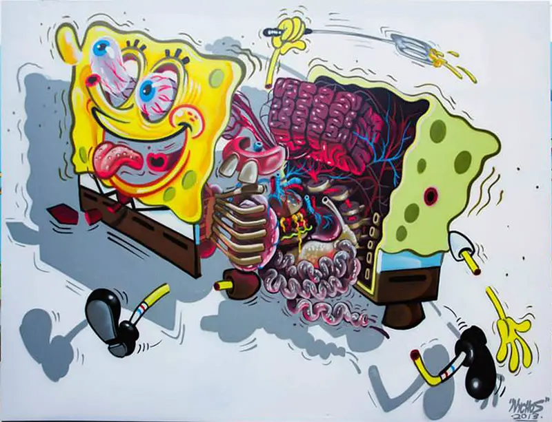 dissection of spong bob for Nickelodeon 2013 IIHIH