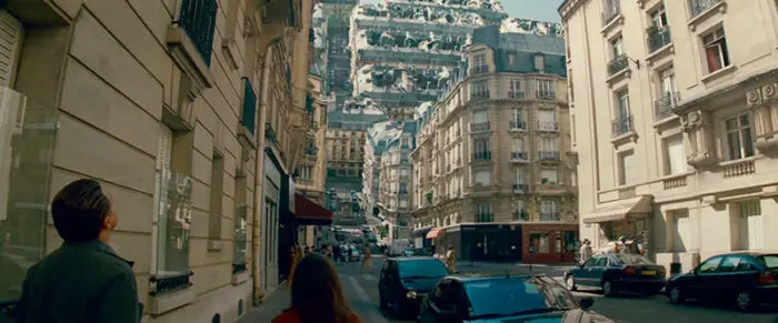 inception folding paris scene IIHIH