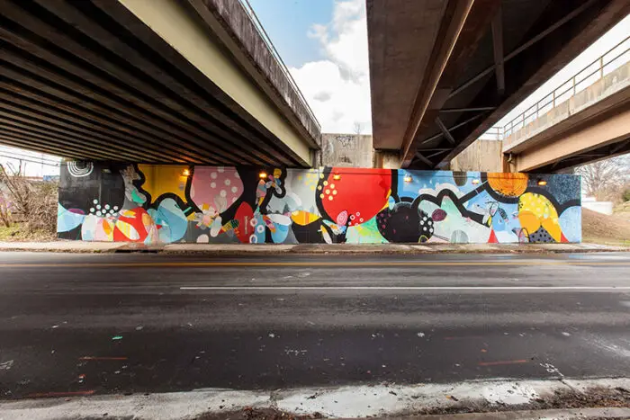 underpass murals commissioned by the city of Atlanta