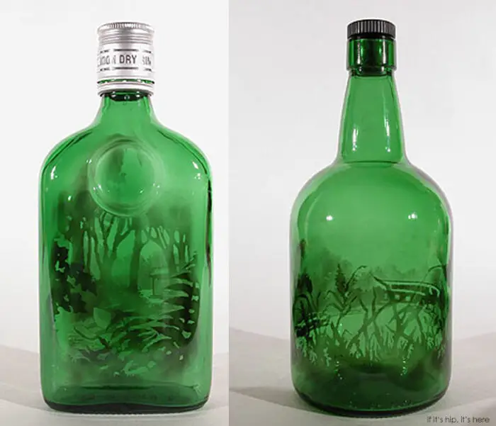 smoke bottle art