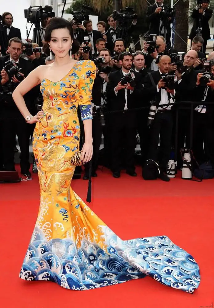 Fan Bingbing DragonRobe by Laurence Hsu at Cannes IIHIH