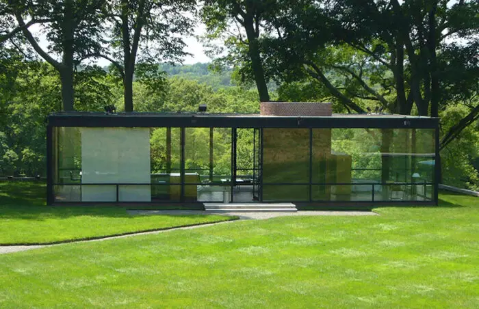 Animated Architecture by Matteo Muci glass house philip johnson