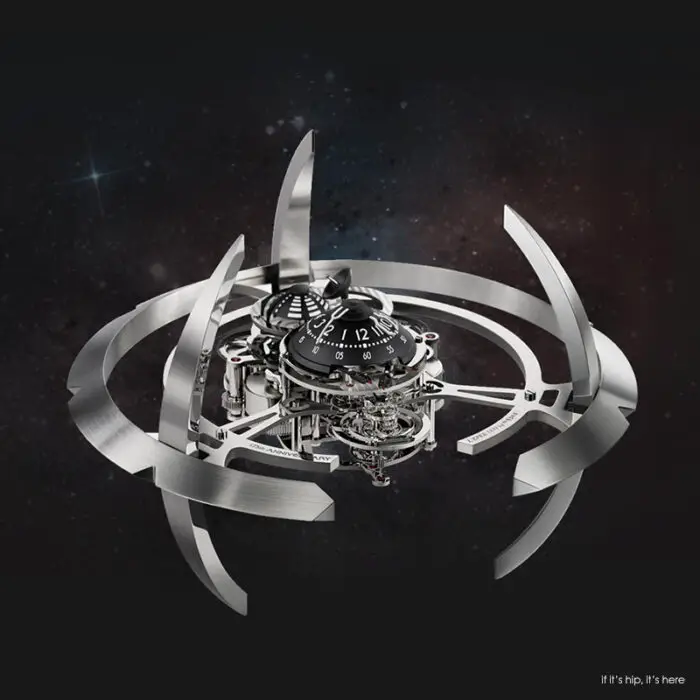 Read more about the article MB&F and L’Epée 1839 Create Starfleet Machine, An Otherworldly Table Clock for $31000.