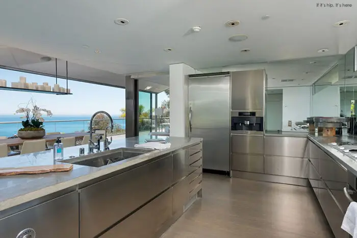 stainless steel modern kitchen