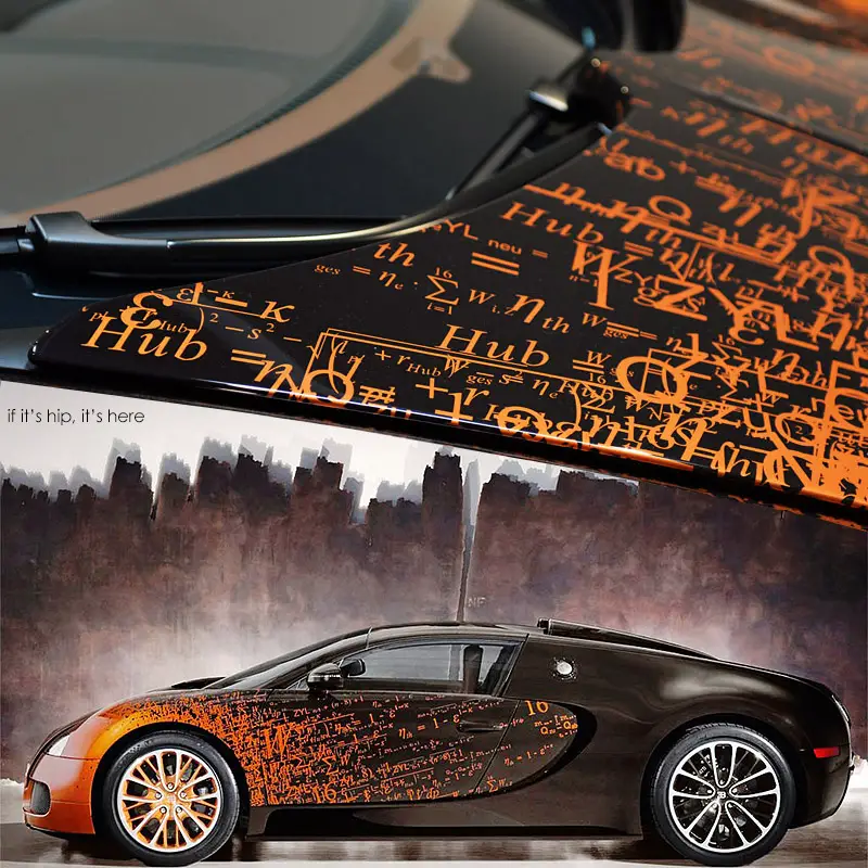 Bugatti Veyron Grand Sport by Artist Bernar Venet