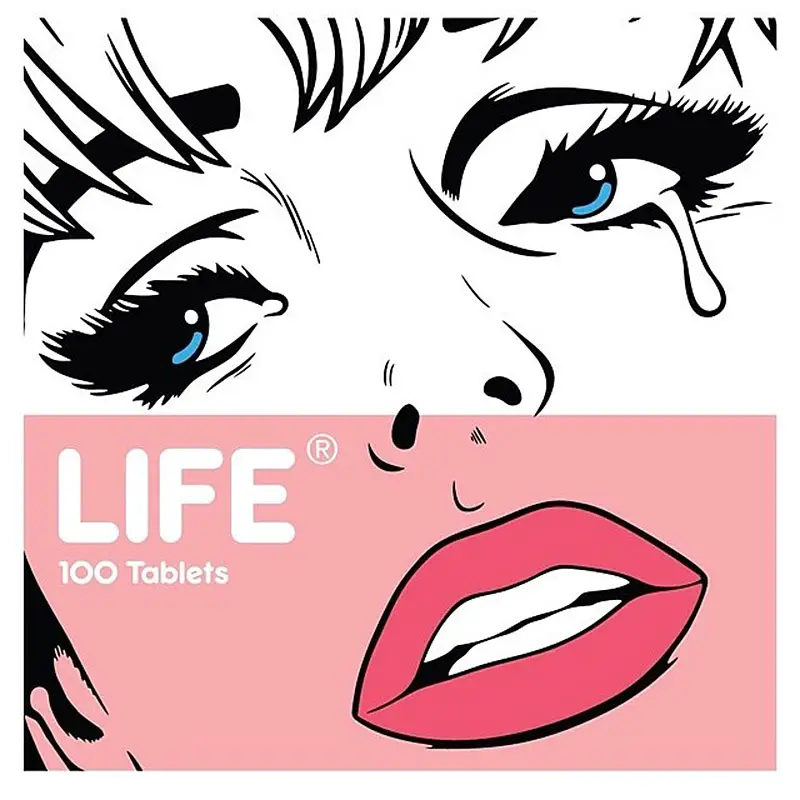 Life tablest screenprint ben frost IIHIH