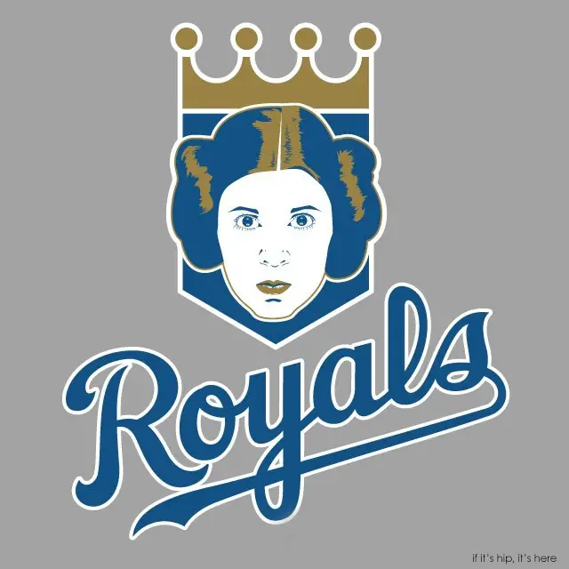 MLB x StarWars series - Princess Leia Royals IIHIH