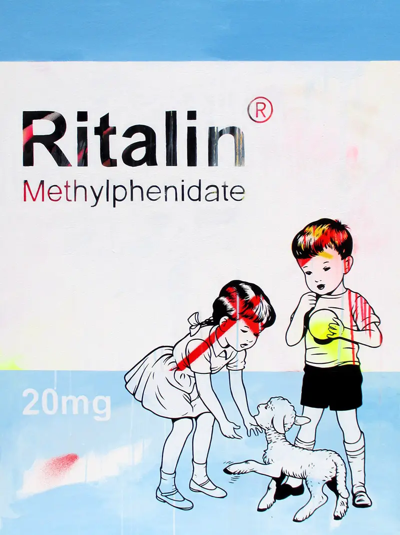 Ritalin ben frost full size painting IIHIH