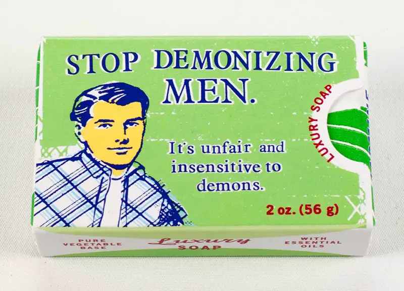 demonizing men soap