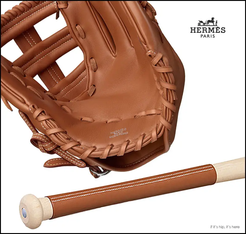 Hermes Baseball Glove and Bat