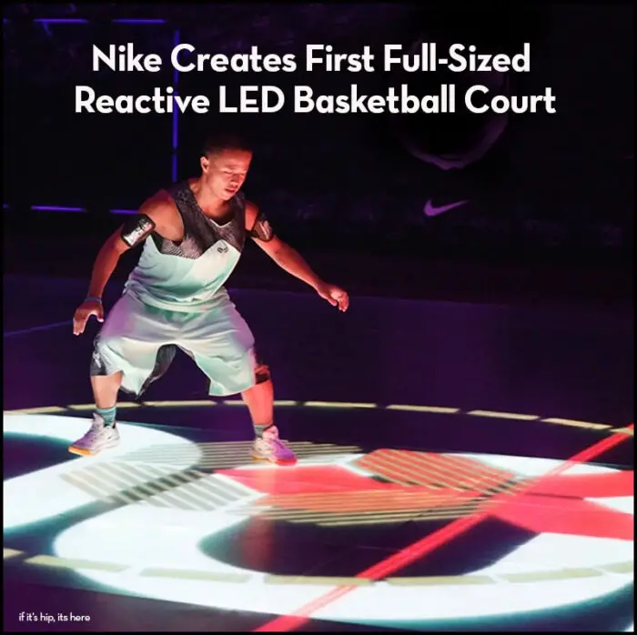 Nike full size LED basketball court