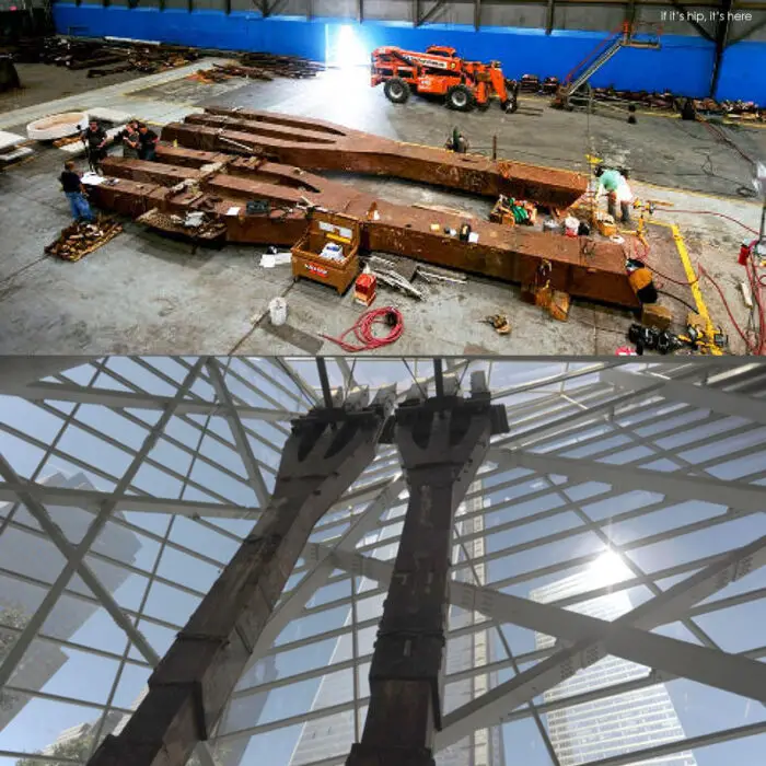 salvaged WTC trident beams IIHIH
