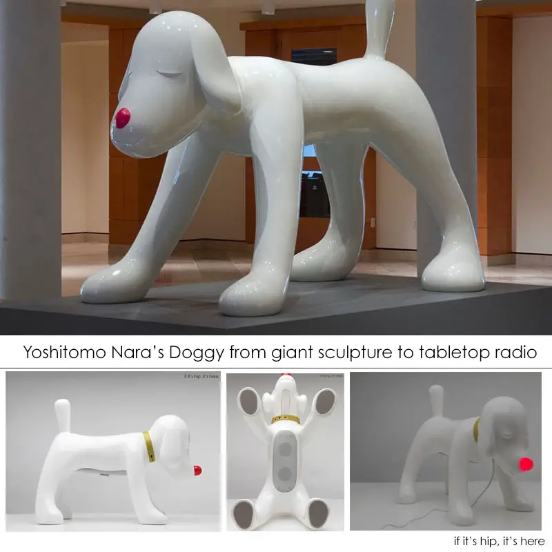 yoshimoto-nara-doggy sculpture radio hero IIHIH