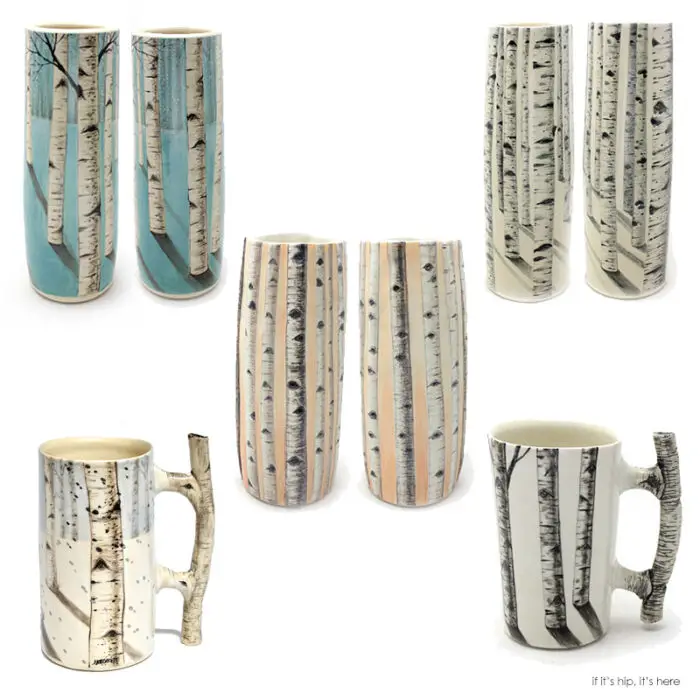 Porcelain Vessels by Heesoo Lee