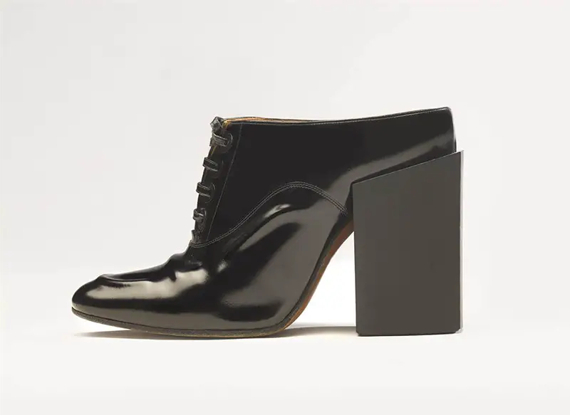 Balenciaga's block heel, Spring 2013.