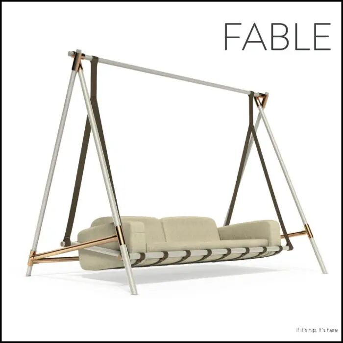 Read more about the article The Fable Swing is a Chic Version of Grandma’s Ugly Porch Swing.