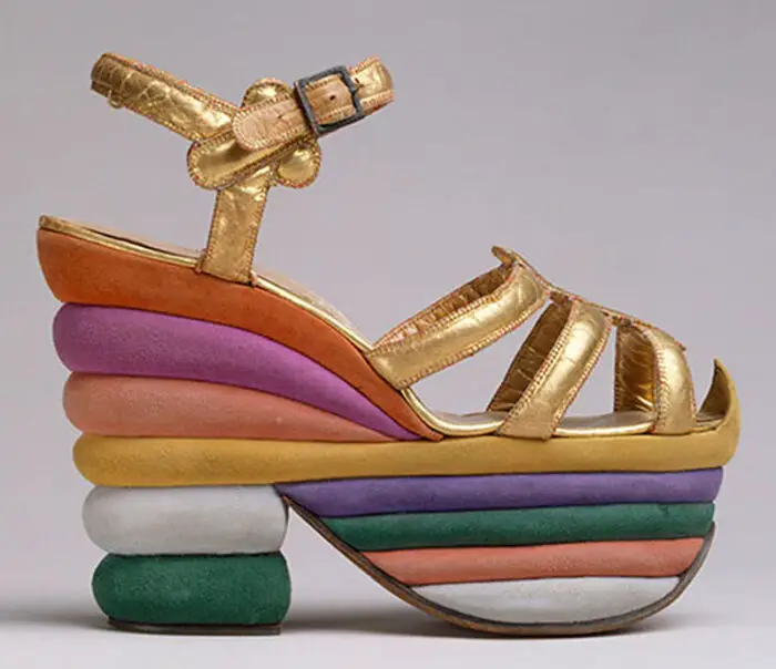 Ferragama rainbow platform