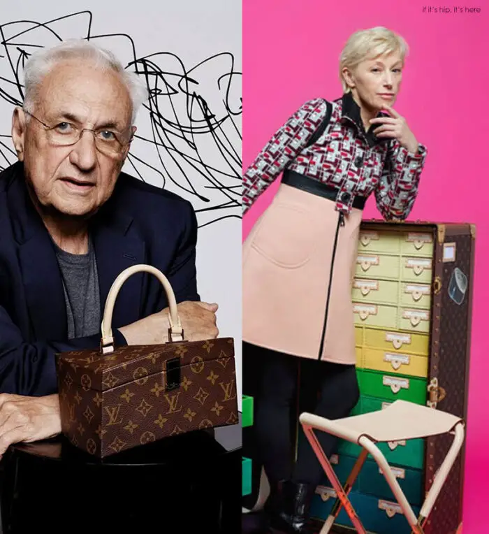 Frank Gehry and Artist/photographer Cindy Sherman for Louis Vuitton
