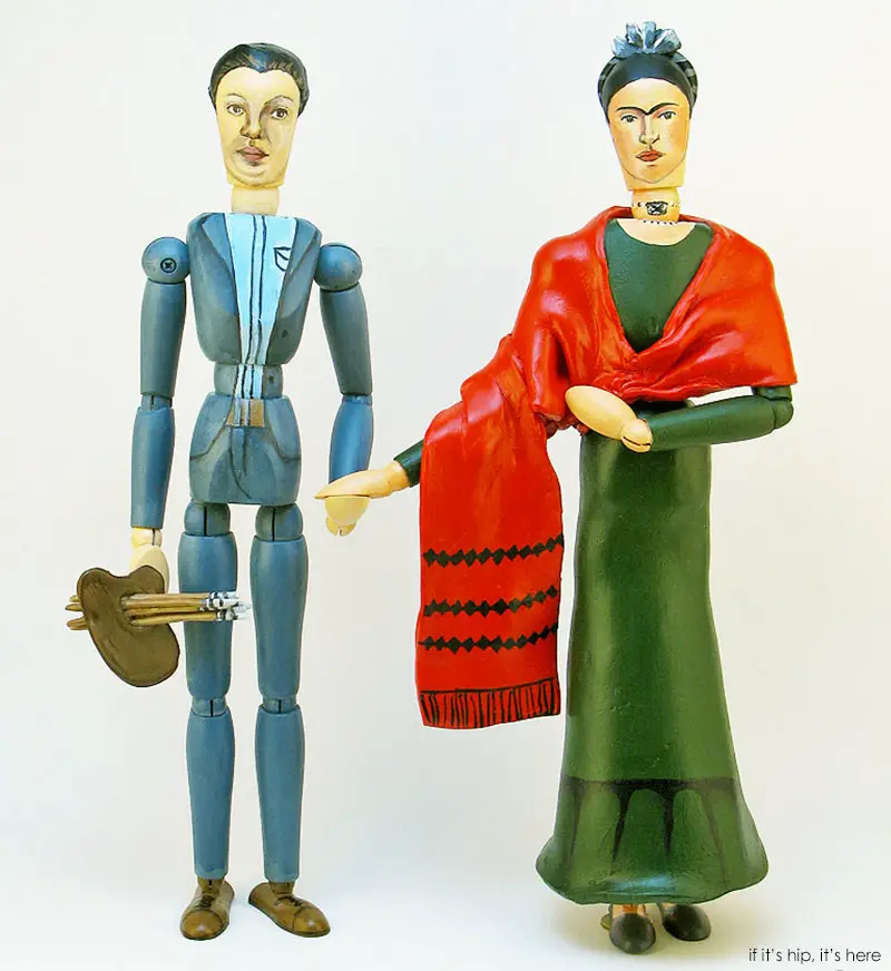 Frida Kahlo & Diego Rivera dolls IIHIH
