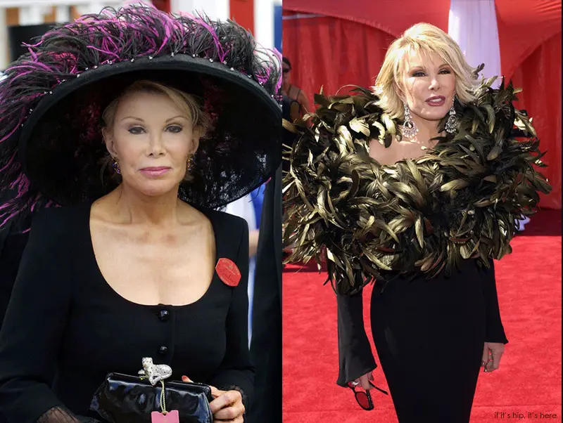 joan rivers red carpet