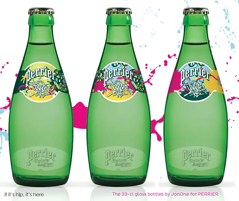 JonOne bottles for perrier IIHIH