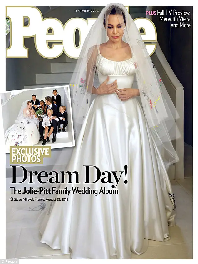 Angelina Jolie-Pitt's Wedding Gown 