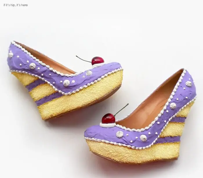 Cake wedge shoes