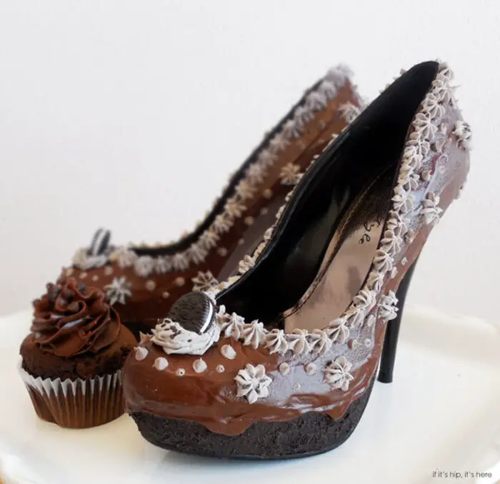 Shoe bakery high heels chocolate