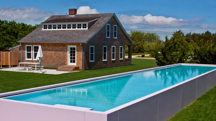 Pink Corian Swimming Pool