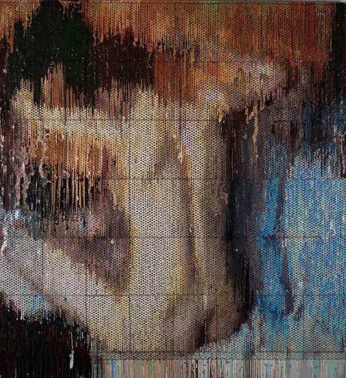Degas girl combing hair