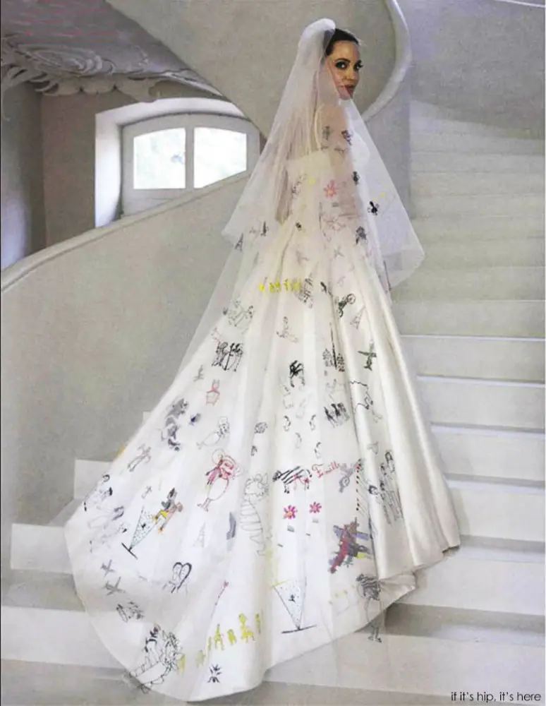 full Angelina jolie wedding gown pic IIHIH