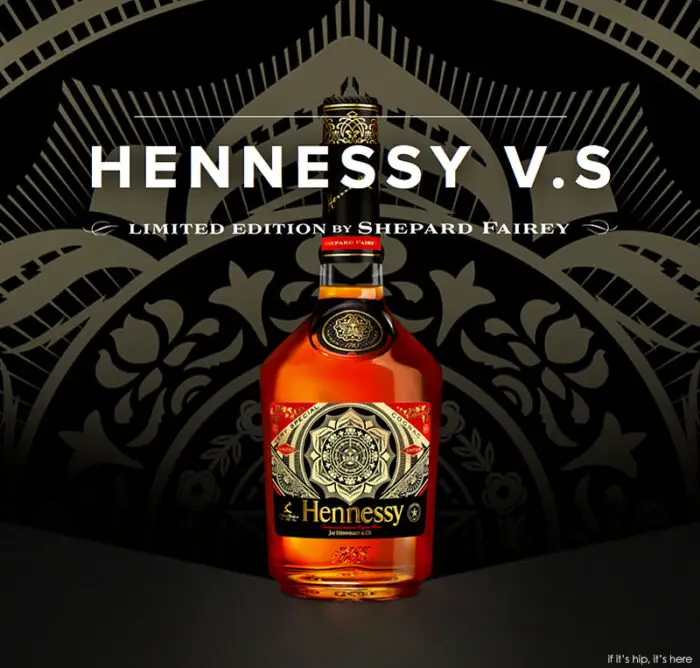 hennesey cognac bottle by shepard fairey0 IIHIH