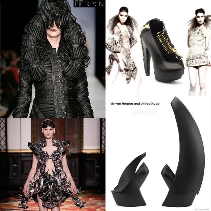 iris van herpen fashions and shoes ganged IIHIH