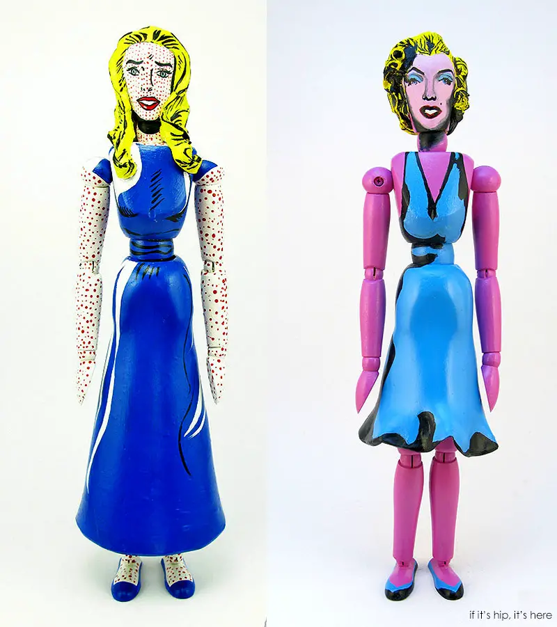 lichtenstein and warhol marilyn dolls IIHH