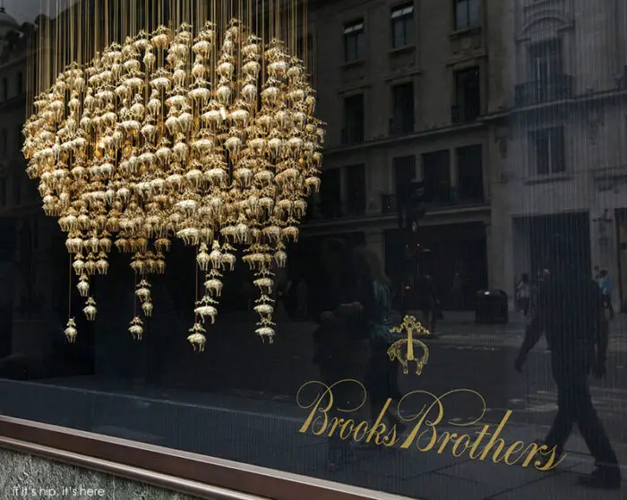 Golden Fleece Windows For Brooks Brothers