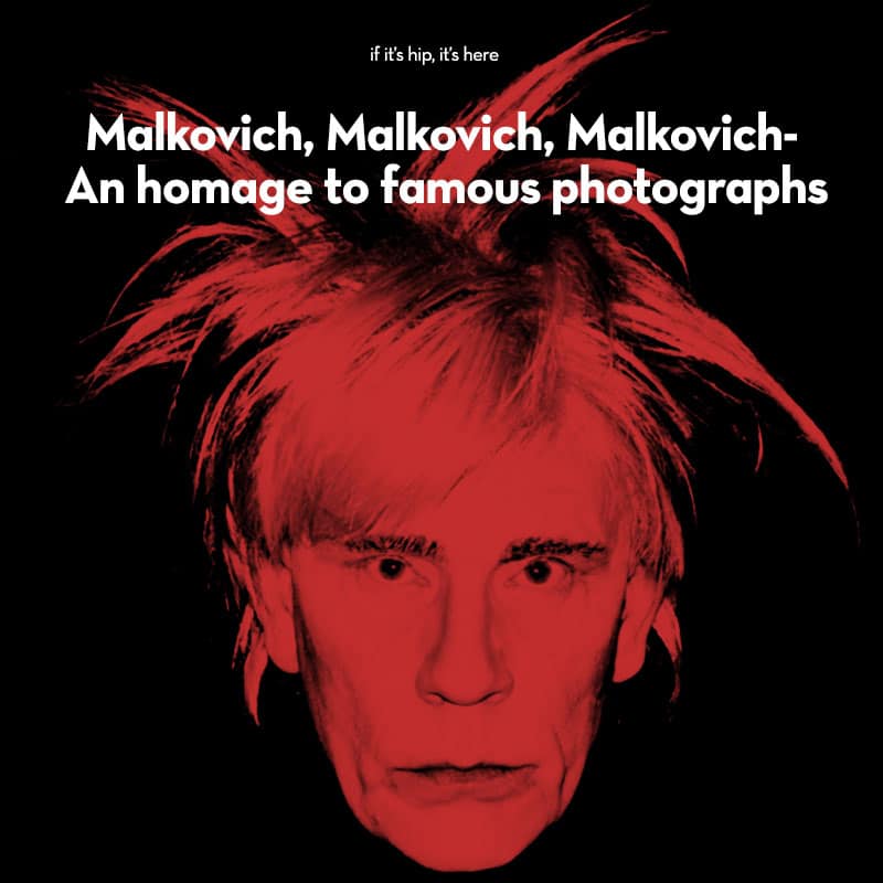 John Malkovich homage to famous photos
