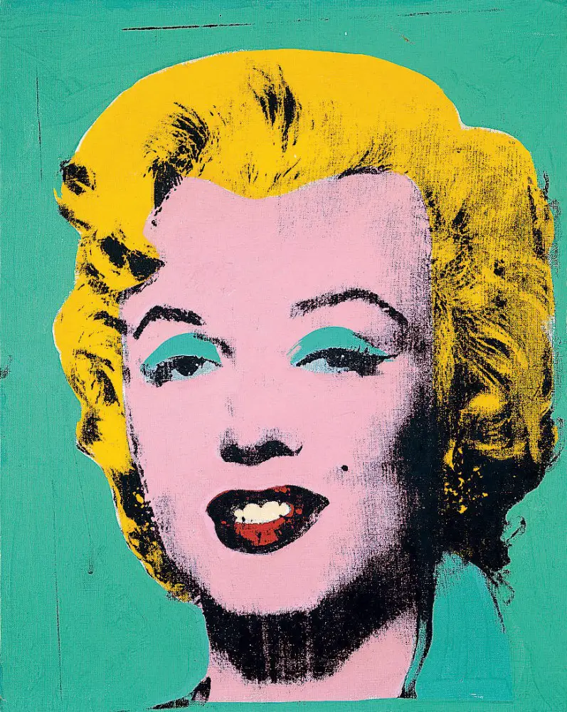 original Andy Warhol : Green Marilyn (1962)