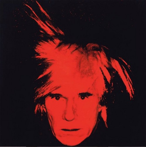 original Andy Warhol: Self Portrait (Fright Wig) (1986)