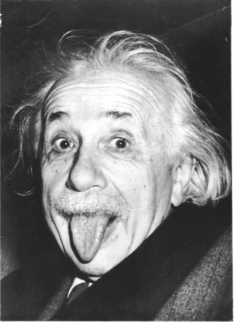 original Arthur Sasse : Albert Einstein Sticking Out His Tongue (1951)
