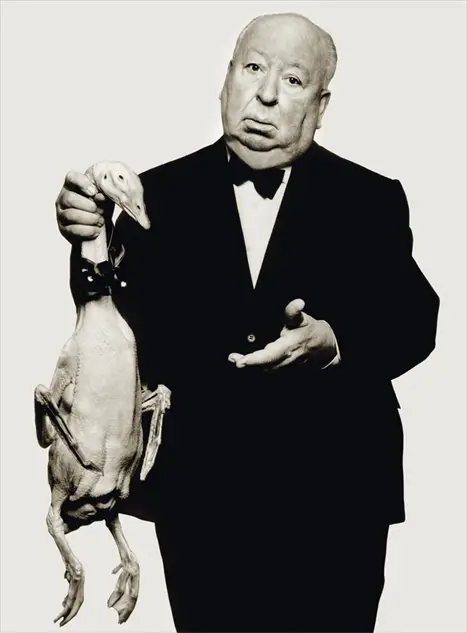 original alfred hitchcock with goose