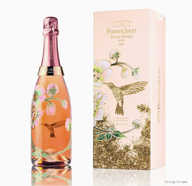 vik muniz for perrier jouet bottle and box IIHIH